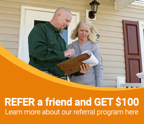 Refer a friend to our home improvement services.