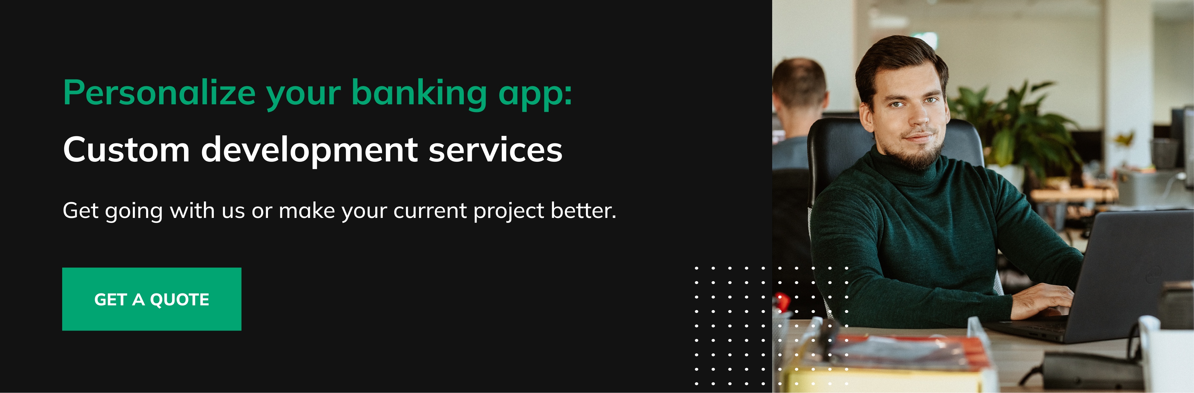 Custom mobile banking app development services